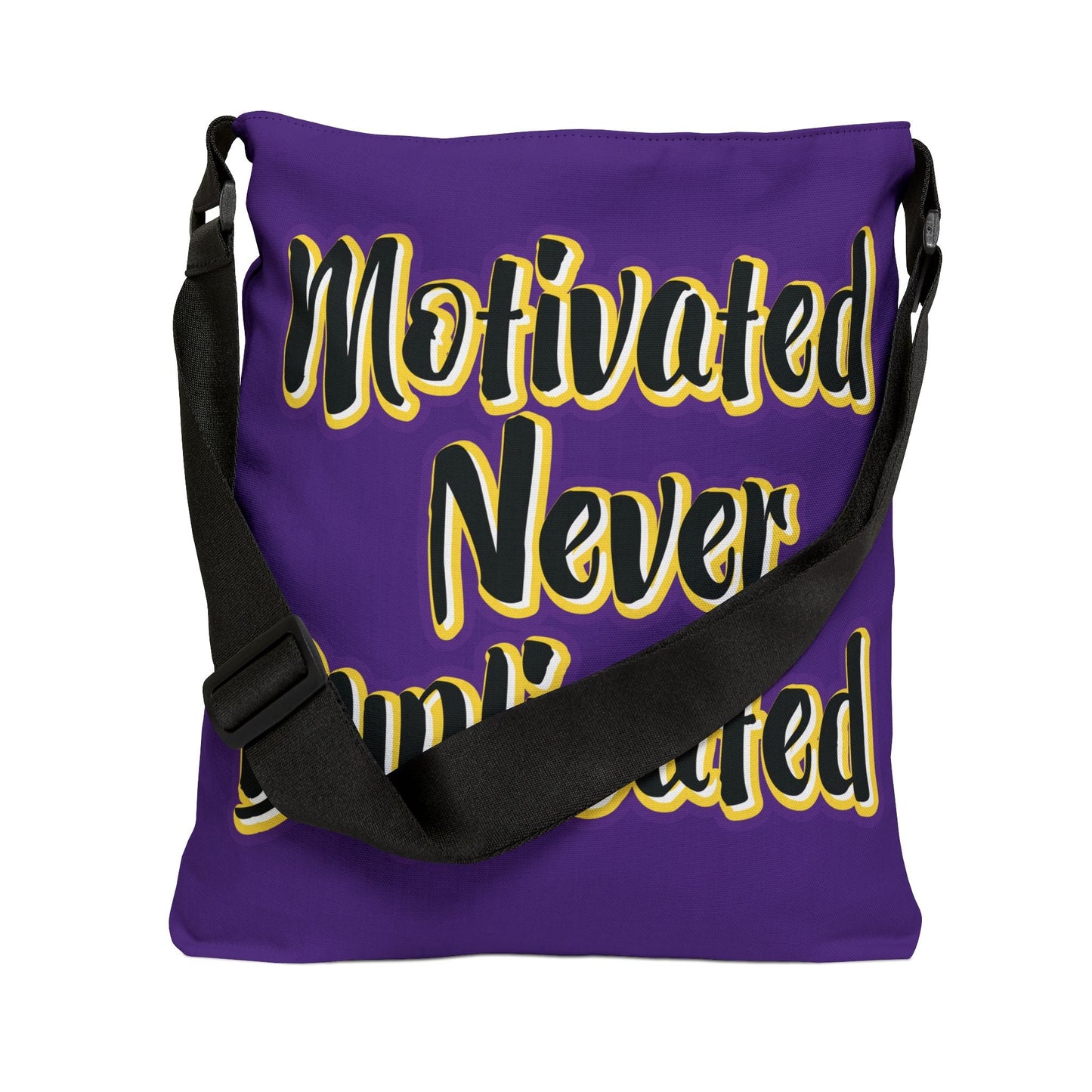 Motivated Never Duplicated Adjustable Tote Bag - jets - dreams