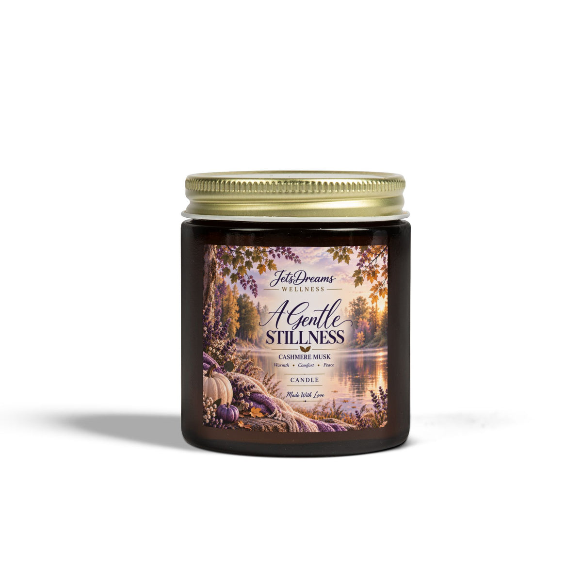 A Gentle Stillness Scented Candle — Coconut Apricot Wax (4oz & 9oz)