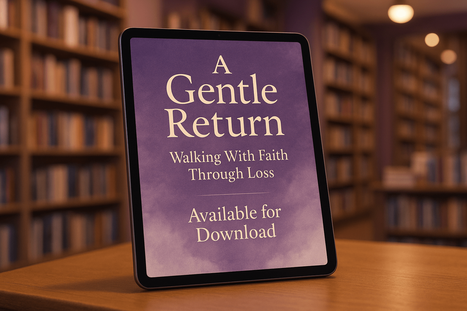 A Gentle Return: Walking with Faith Through Loss eBook - jets - dreams