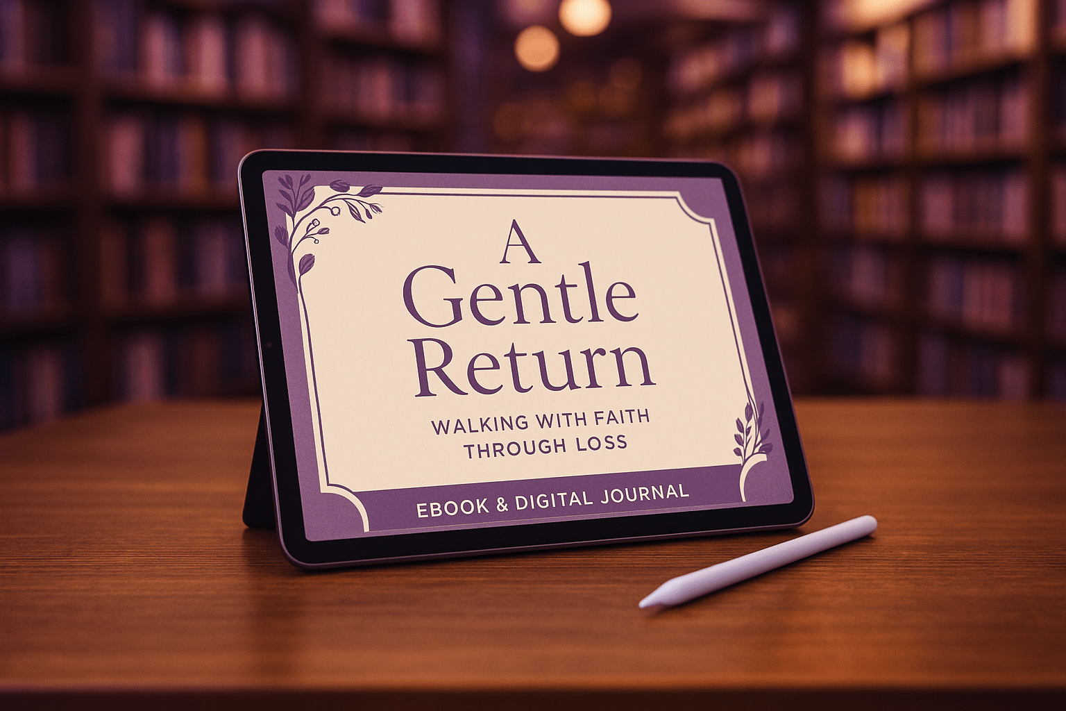 Digital bundle: The Gentle Return Journal And eBook - jets - dreams