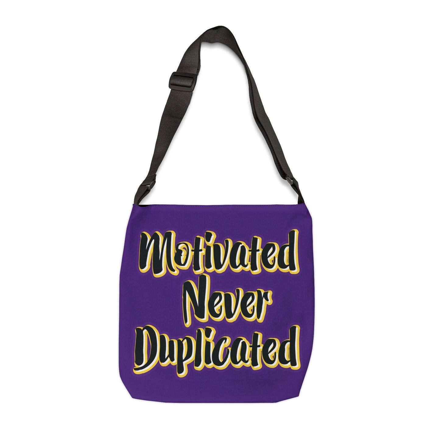 Motivated Never Duplicated Adjustable Tote Bag - jets - dreams