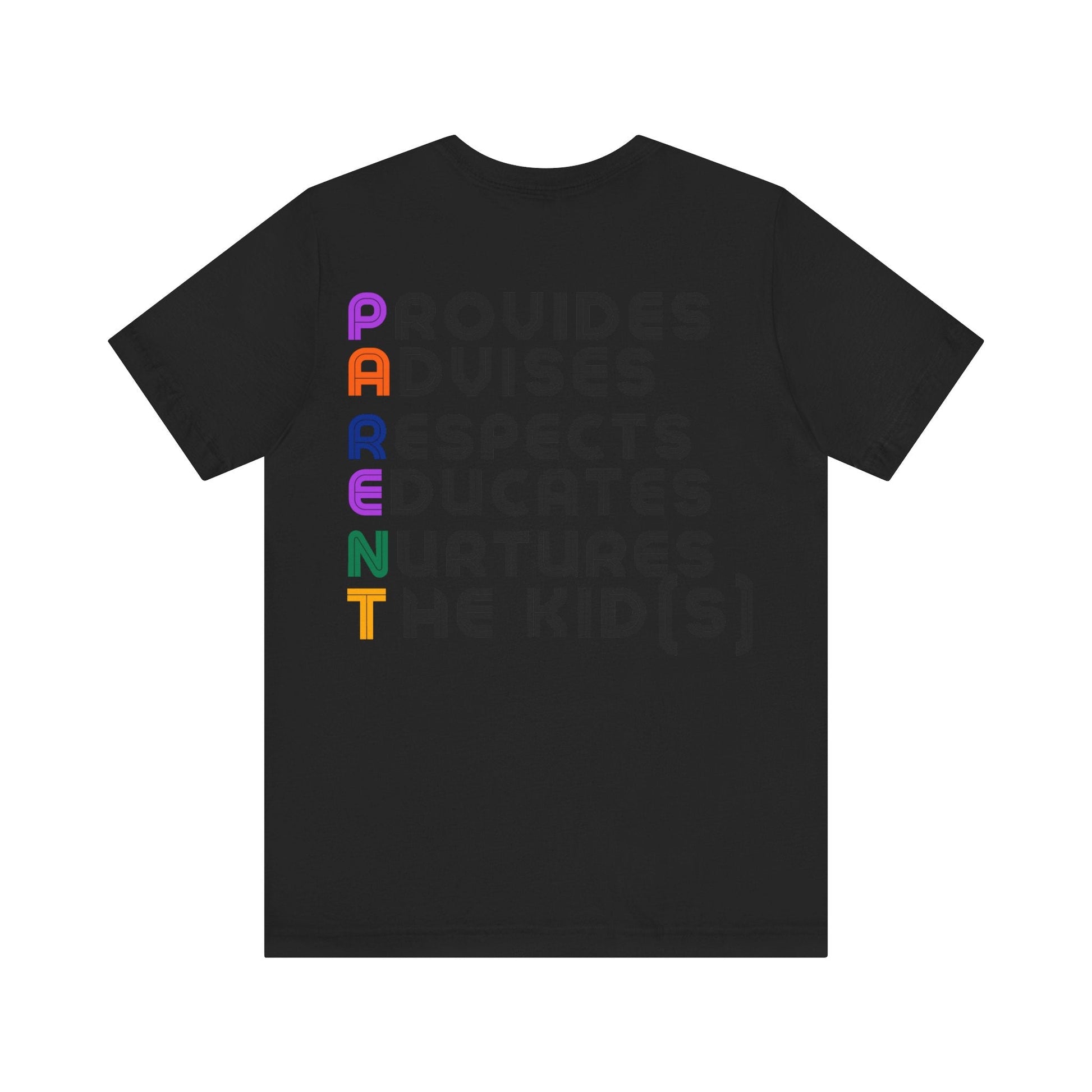 Parent Unisex Tee with Front and Back Design - jets - dreams