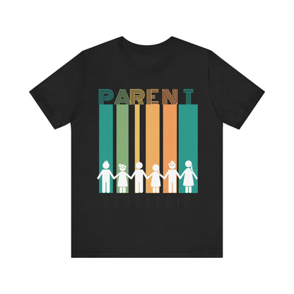 Parent Unisex Tee with Front and Back Design - jets - dreams