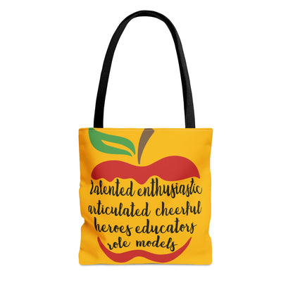 An Apple Full Of Teachers Tote Bag - jets-dreams