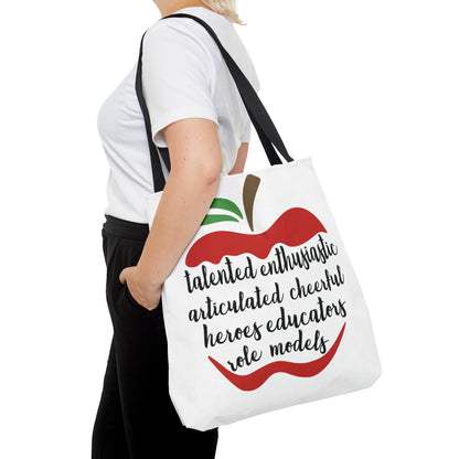 An Apple Full Of Teachers Tote Bag - jets-dreams