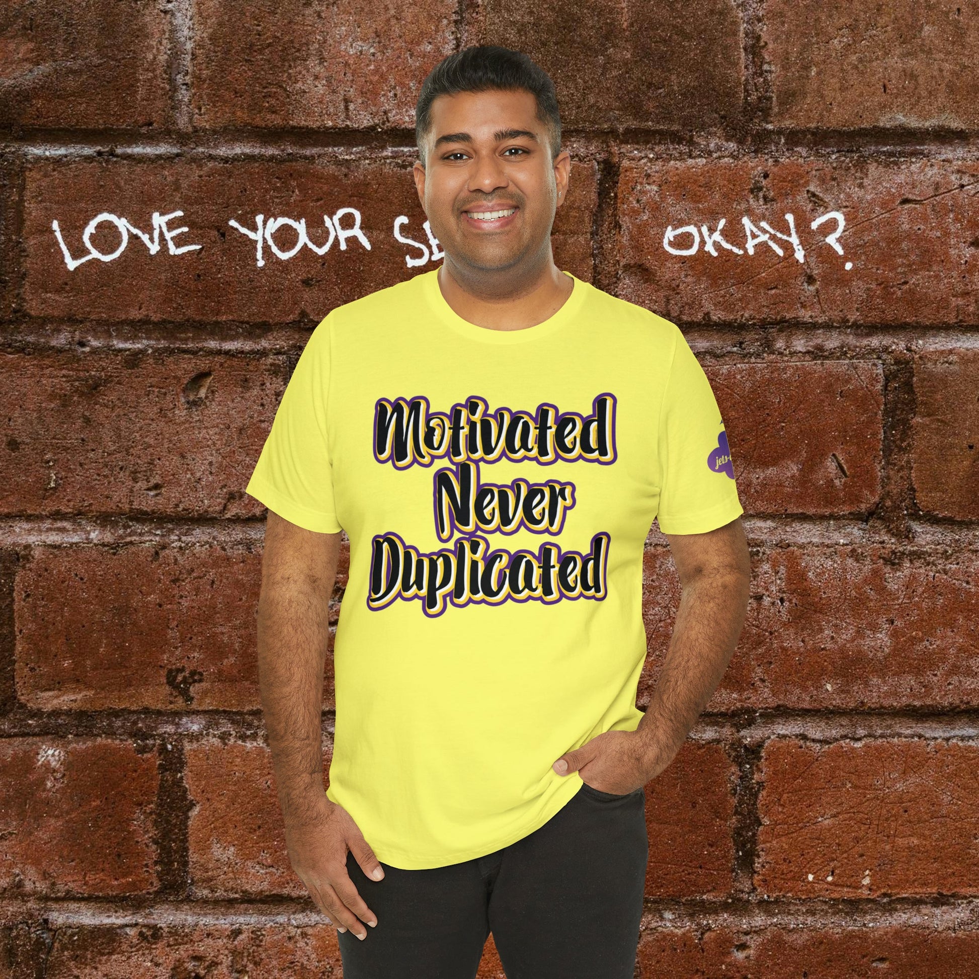 Motivated Never Duplicate Jersey Short Sleeve Tee - jets-dreams