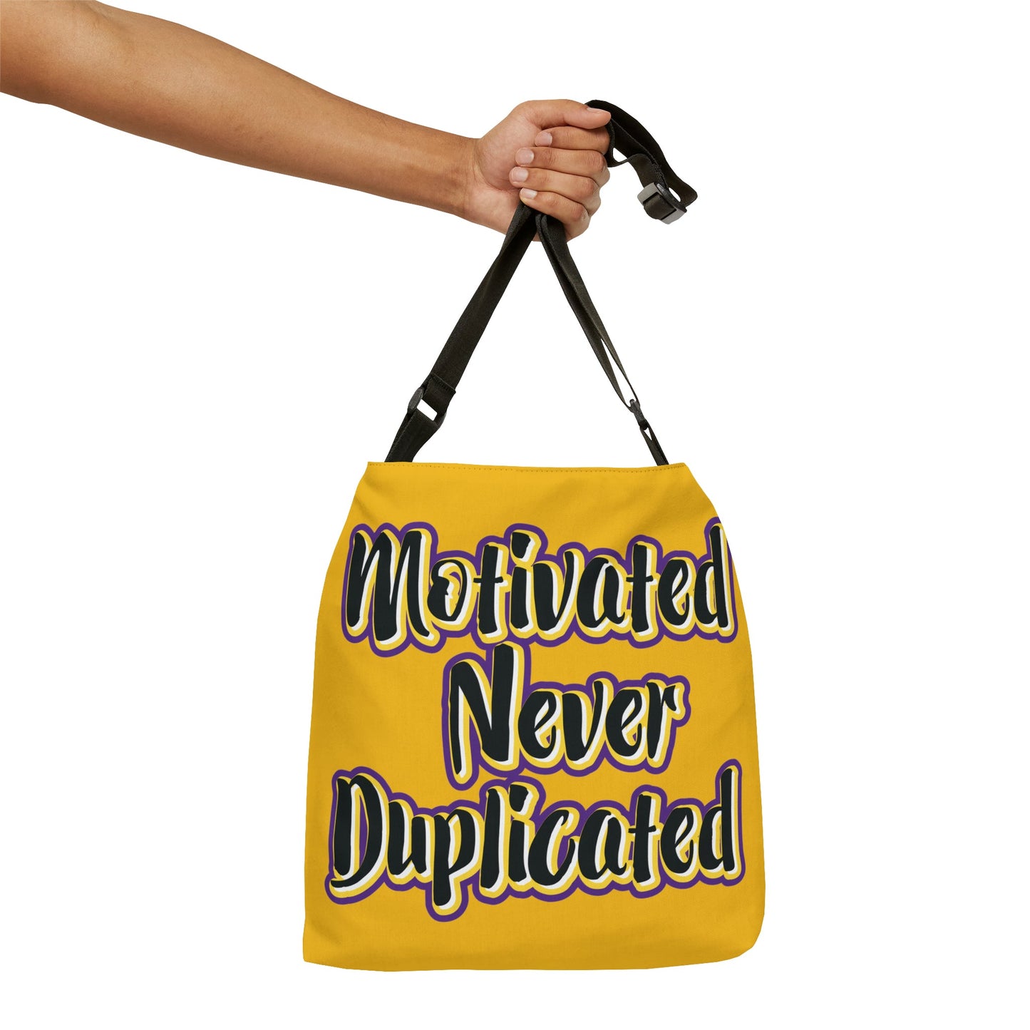 Motivated Never Duplicated Adjustable Tote Bag - jets-dreams