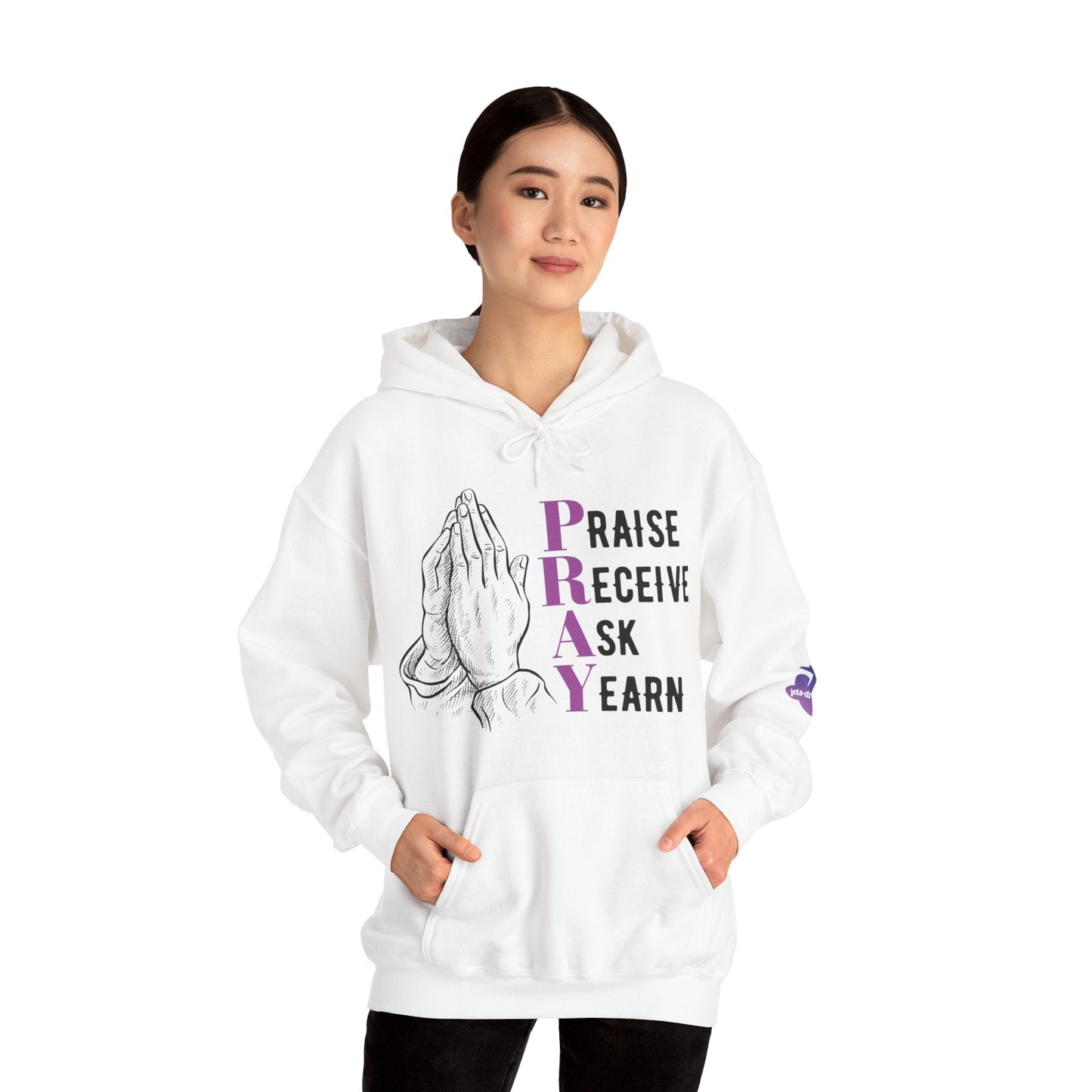 P.R.A.Y. Hooded Sweatshirt - jets-dreams