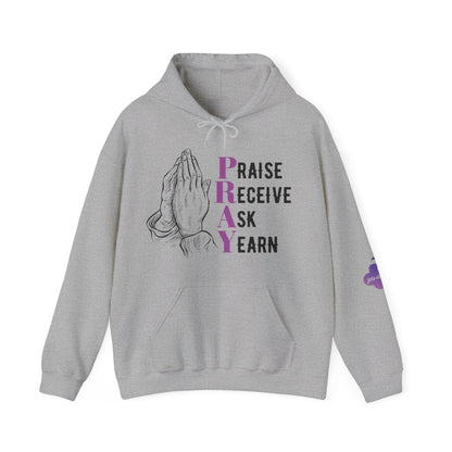 P.R.A.Y. Hooded Sweatshirt - jets-dreams