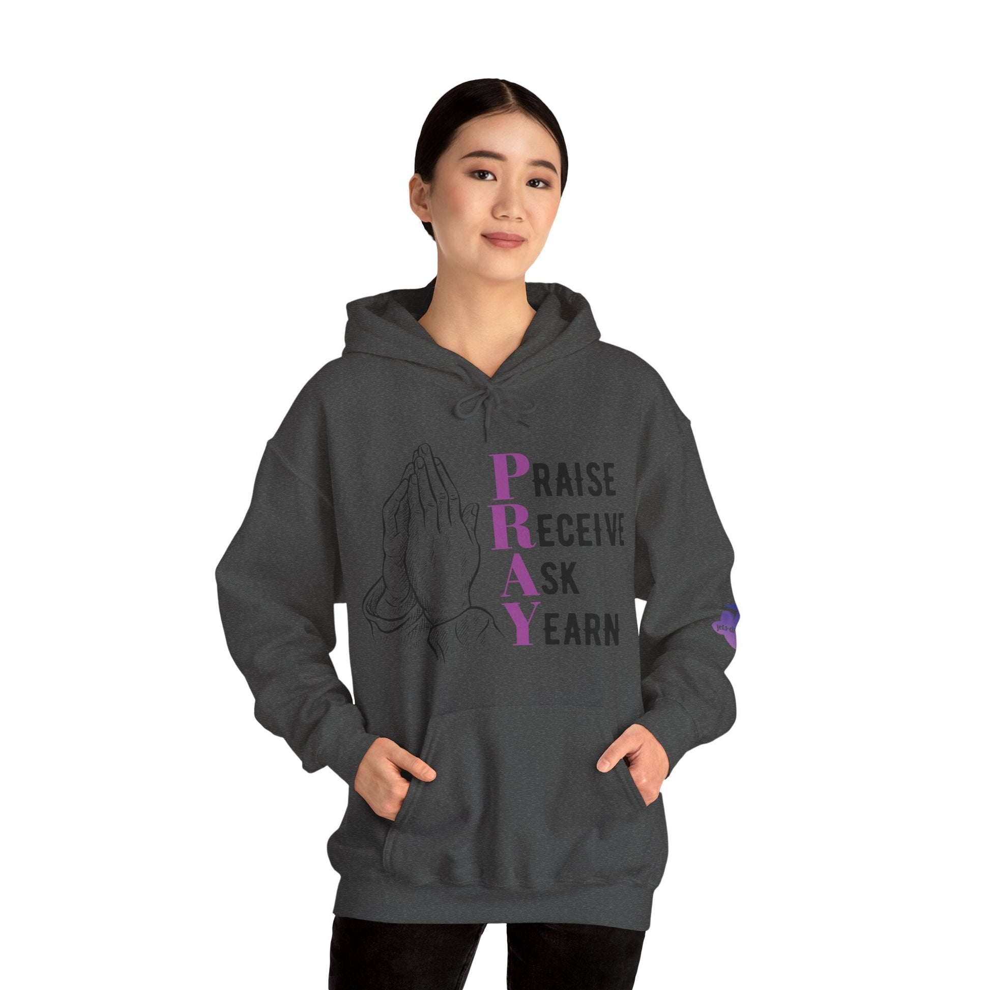 P.R.A.Y. Hooded Sweatshirt - jets-dreams